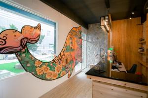 Kuchyň nebo kuchyňský kout v ubytování Starrywhale hostel
