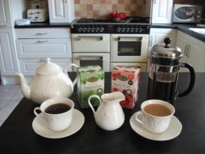 Kaffi- og teaðstaða á Aaron Vale B&B