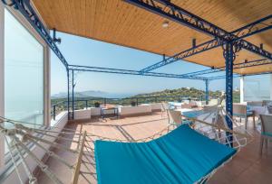 a view from the deck of a cruise ship at Miramar Pansiyon in Kaş