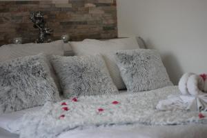 Χώρος καθιστικού στο Romantický wellness suite hotel Heinz