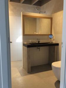 Koupelna v ubytování B&B bij Bedaf