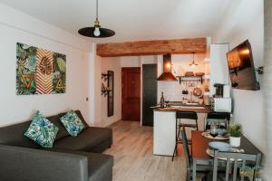 Kuchyňa alebo kuchynka v ubytovaní Sol Ohana Apartamento Boutique