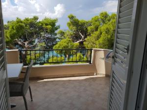 En balkon eller terrasse på Guesthouse Marina
