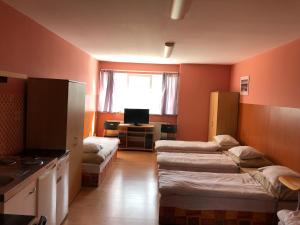 TV a/nebo společenská místnost v ubytování Apartments Stupava