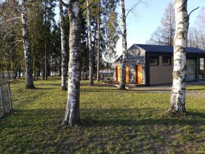 Zahrada ubytování Biržai camping
