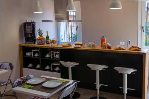 Jedlo v ubytovaní bed & breakfast alebo blízkom okolí