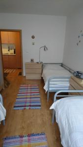 Cama o camas de una habitación en Apartman pod Dedovkou