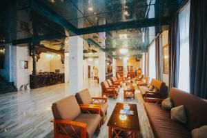 Lounge nebo bar v ubytování Hotel Wine Palace