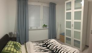 Łóżko lub łóżka w pokoju w obiekcie Apartmán Levského