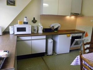 Küche/Küchenzeile in der Unterkunft Haus Rübezahl