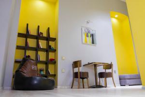 Posezení v ubytování Travel Inn Hostel