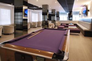 Biliár nebo kulečník v ubytování Hotel Brasil