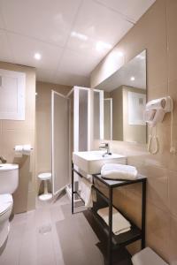 Koupelna v ubytování Hotel Brasil