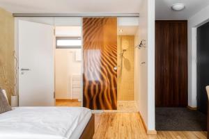 Postel nebo postele na pokoji v ubytování Hotel F-RITZ