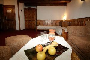 Posezení v ubytování Family hotel Makedonska Kruchma