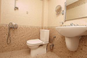 Koupelna v ubytování Family hotel Makedonska Kruchma