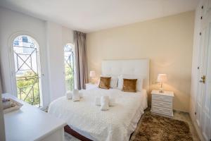 Кровать или кровати в номере Beach View Playa Del Moral