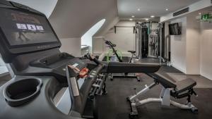 Das Fitnesscenter und/oder die Fitnesseinrichtungen in der Unterkunft Platzl Hotel - Superior