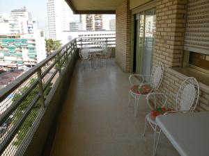 Balkon lub taras w obiekcie Principado Centro III - Fincas Arena