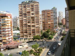 Widok na miasto Benidorm z tego apartamentu