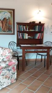 Knihovna v bed and breakfast
