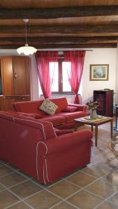 Posezení v ubytování B&B Il Melograno