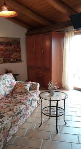 Posezení v ubytování B&B Il Melograno