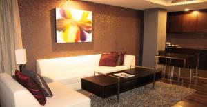 Posezení v ubytování Akmani Hotel Jakarta