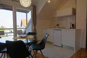 Kuchyňa alebo kuchynka v ubytovaní Apartman studio SONAS 3 with free private parking