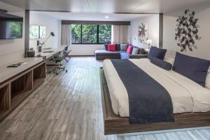 Uma cama ou camas num quarto em Flow Condesa - Adults Only