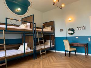 Cama ou camas em um quarto em Grand Hostel Berlin Classic