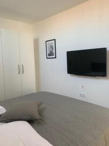 TV a/nebo společenská místnost v ubytování Modern Apartments Day
