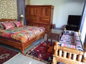 Łóżko lub łóżka w pokoju w obiekcie Homestay568