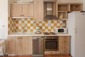 Kuchyň nebo kuchyňský kout v ubytování Evelia Apartment