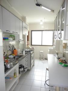 Dapur atau dapur kecil di Guarujá Enseada