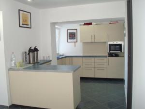 Kuchyň nebo kuchyňský kout v ubytování Pension Oasis