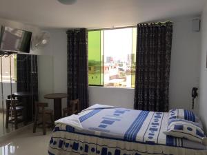Lova arba lovos apgyvendinimo įstaigoje Hostal Sueños