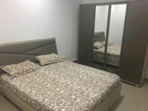 Кровать или кровати в номере Maria Sea view Apartment