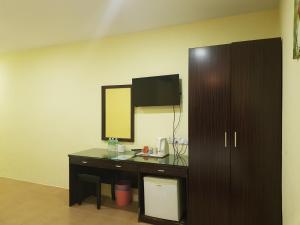 Kuchyň nebo kuchyňský kout v ubytování New City Hotel