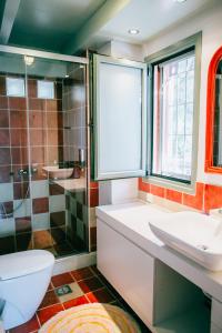Kylpyhuone majoituspaikassa La Casa Rossa