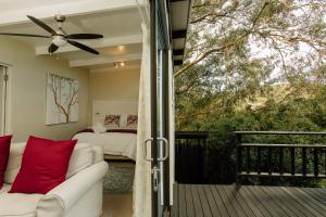 Balkón nebo terasa v ubytování L'auberge Country Hideaway