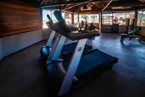 Fitness centrum a/nebo fitness zařízení v ubytování Pousada Bora Bora