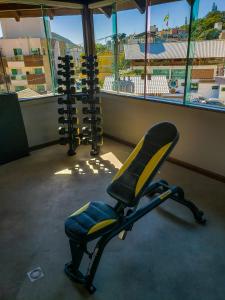 Fitness centrum a/nebo fitness zařízení v ubytování Pousada Bora Bora