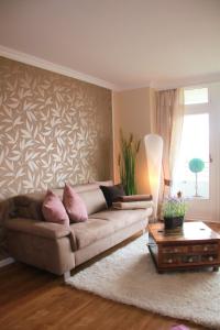 Posezení v ubytování Strandappartement 715 im Plaza Premium Hotel