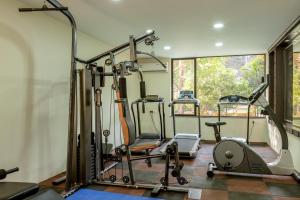Fitness centrum a/nebo fitness zařízení v ubytování Rendezvous Beach Resort Panjim