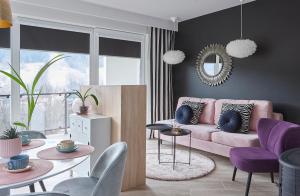 Posedenie v ubytovaní Apartament Sun House SAUNA KOMINEK SKRZYCZNE