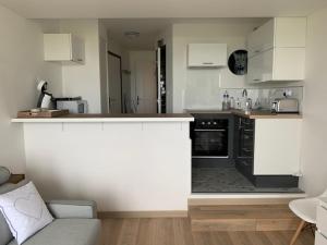 Кухня или мини-кухня в Les Marinas Port Deauville
