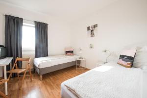 Ένα ή περισσότερα κρεβάτια σε δωμάτιο στο Pension Rosenhof