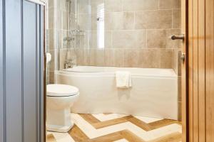A bathroom at The Millstone, Mellor 