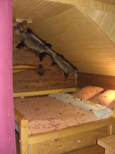 Postel nebo postele na pokoji v ubytování Chalet Truten